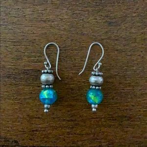 Blue-Green Earrings